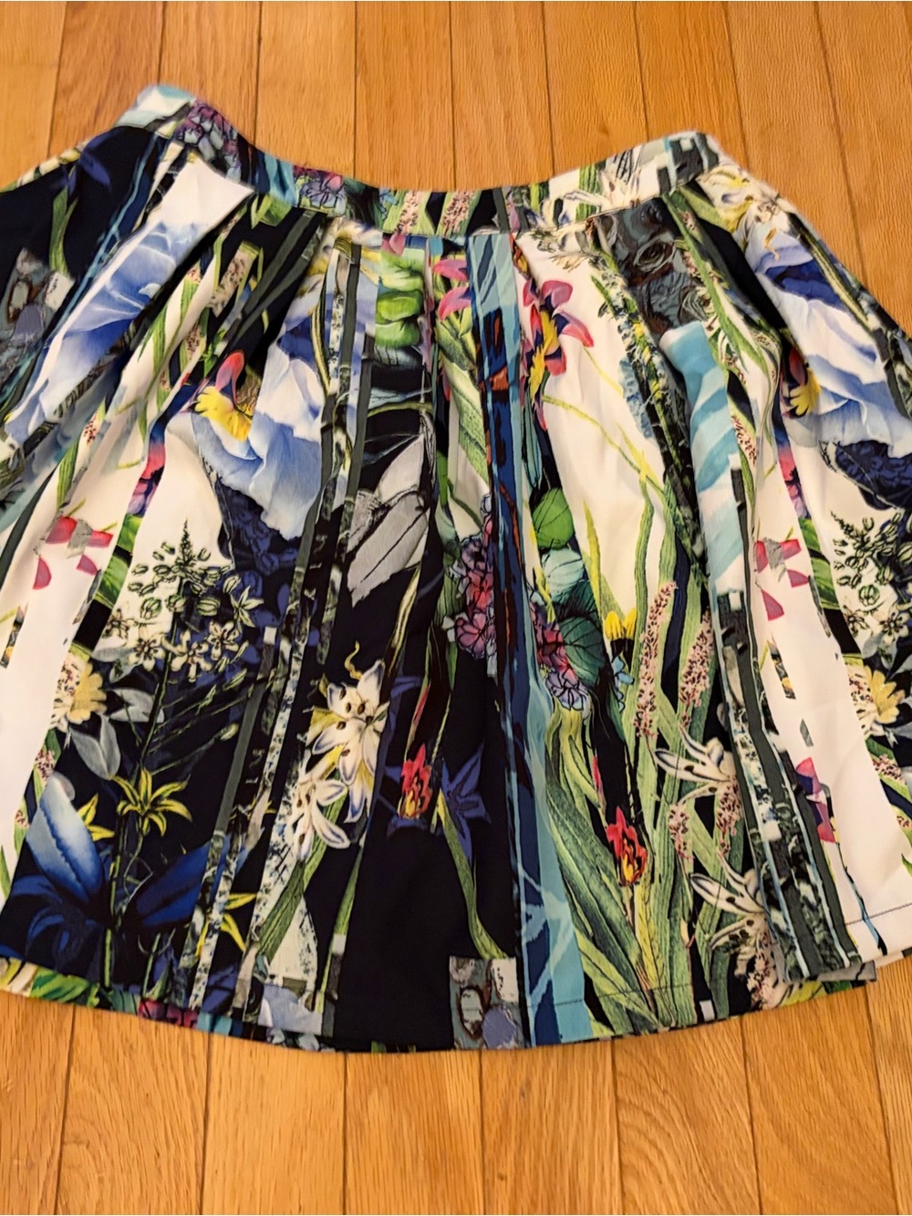 Alya Multicolor Floral Circle Skirt
